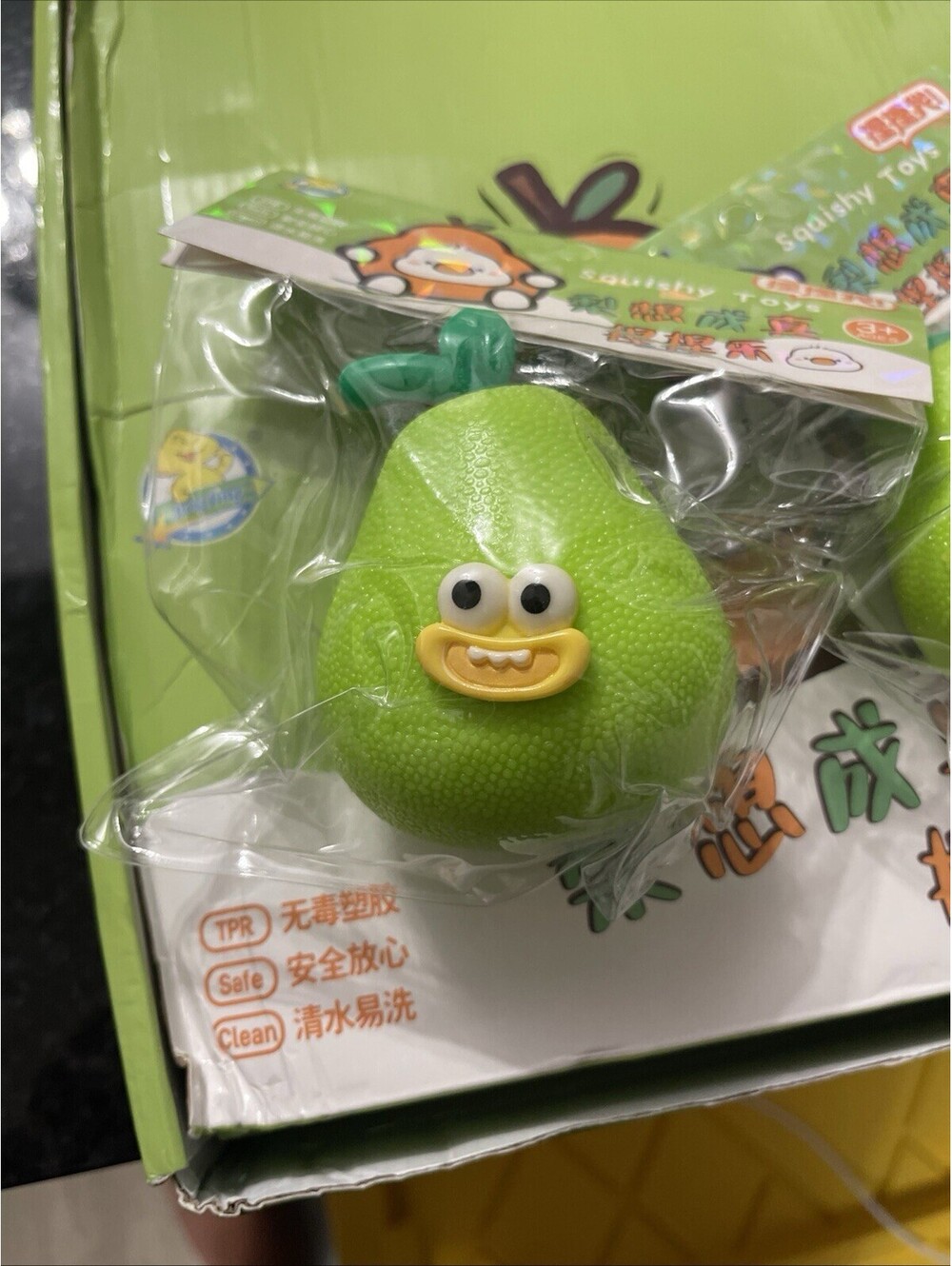 Smusher Pear Fruit Squishy ONLY 1 Random Face Color RARE NOT YET IN STORES